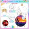 96 Pcs Pre Drawn Canvas Kit for Painting Adults Sip and Paint Kit 5.9 Inch Round Pre Printed Canvas Painting for DIY Birthday Gifts Adult Date Party Favor, Landscape